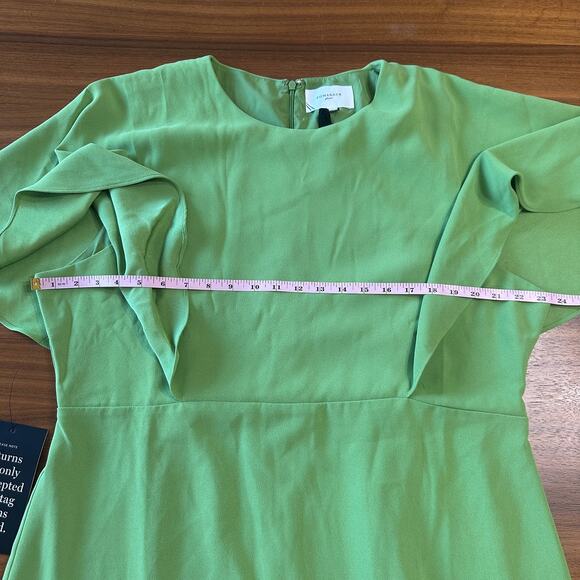 Tuckernuck Pomander Place Pistachio Green Leah Dress, Quiet Luxury, NWT size 14 - Picture 5 of 9